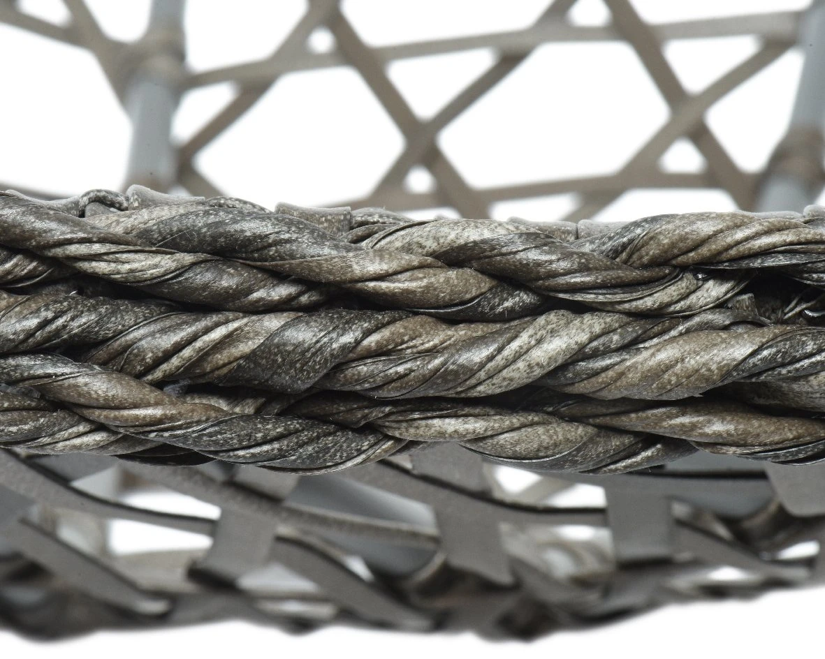 Montreal Hang-ei Wicker Grijs - Ø 105 X H 186 Cm 3 Montreal Hang-ei Wicker Grijs - Ø 105 X H 186 Cm - Afbeelding 3