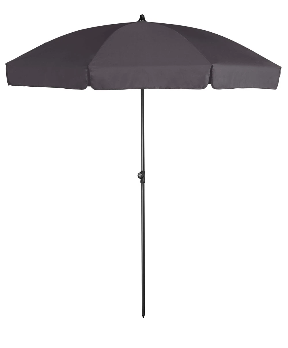 Platinum Middenstokparasol Aruba Volant Ø 200 Cm Antraciet 1 Platinum Middenstokparasol Aruba Volant Ø 200 Cm Antraciet