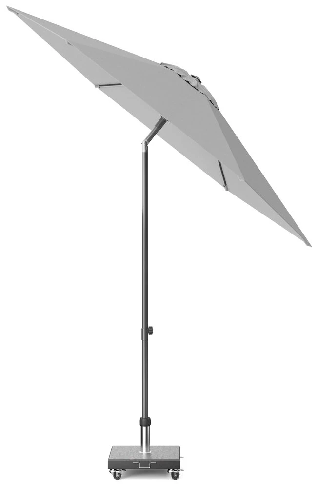 Platinum Middenstokparasol Lisboa Ø 250 Cm Lichtgrijs 2 Platinum Middenstokparasol Lisboa Ø 250 Cm Lichtgrijs - Afbeelding 2