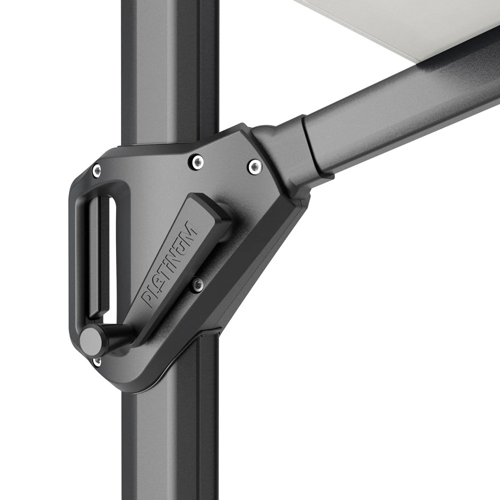 Platinum Zweefparasol Challenger T¹ Ø 350 Cm Taupe 3 Platinum Zweefparasol Challenger T¹ Ø 350 Cm Taupe - Afbeelding 3