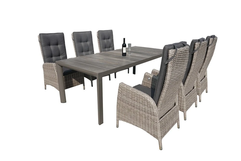 Royal Seasons MARBELLA Dining Tuinset - 7-delig 1 Royal Seasons MARBELLA Dining Tuinset - 7-delig