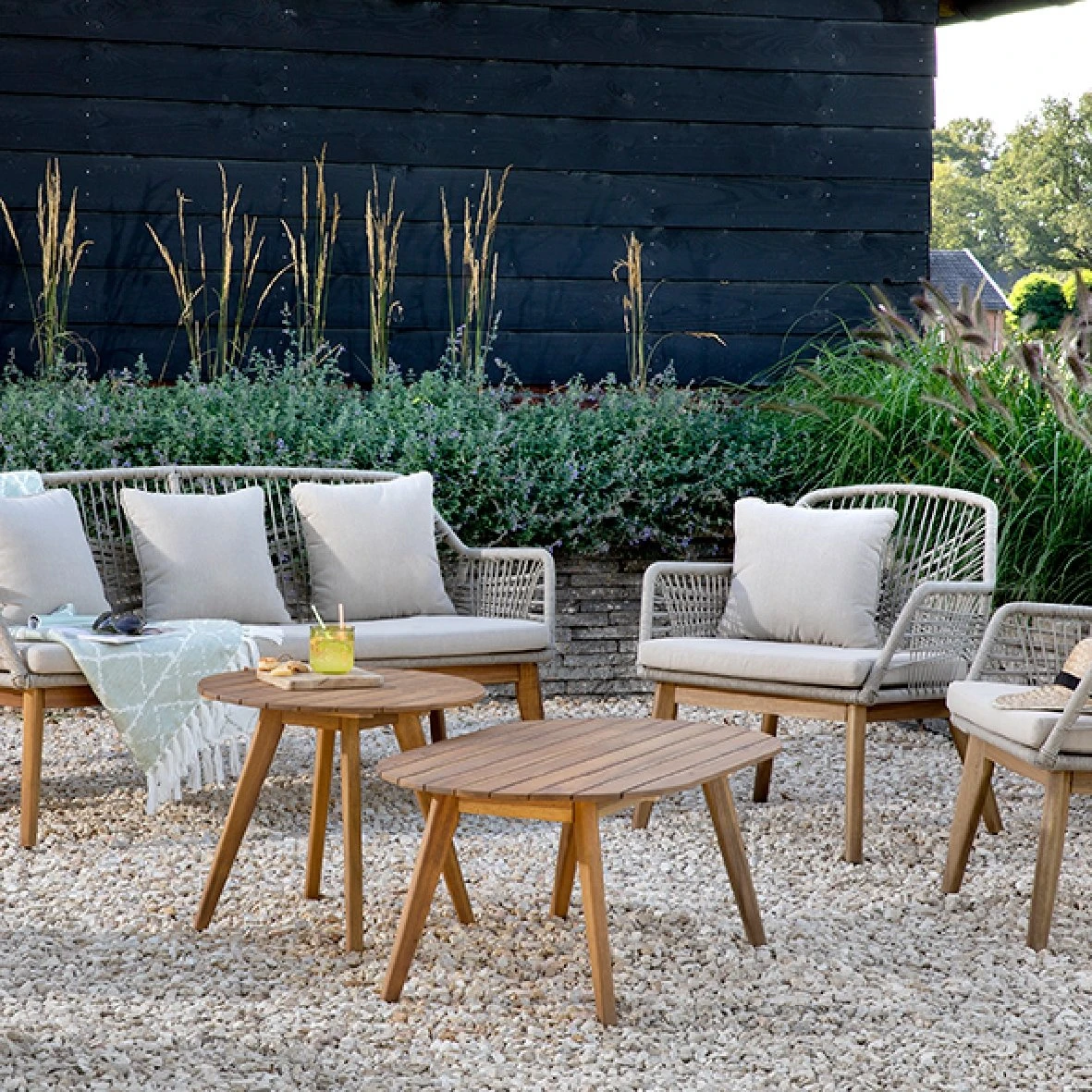 Seville Tuintafel Acacia - 97 X 57 X 40 Cm 3 Seville Tuintafel Acacia - 97 X 57 X 40 Cm - Afbeelding 3