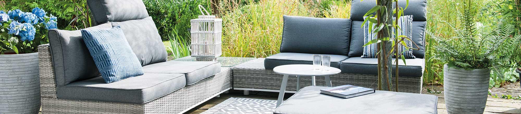 Buitenstijl Winkel -Buitenstijl Winkel Loungeset grijs2